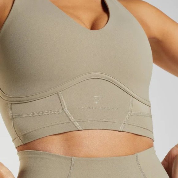 NWT | Gymshark Whitney Longline Bra (Cement Brown) - Picture 4 of 4